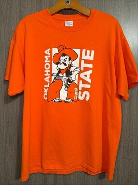 Oklahoma State University Pistol Pete Graphic Tshirt Size Large NWOT